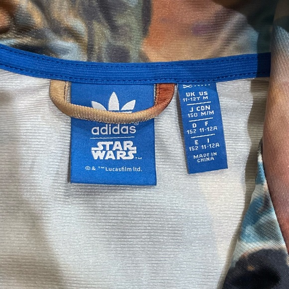 Limited Edition Discontinued Star Wars Adidas Zip Up track jacket - Picture 3 of 7